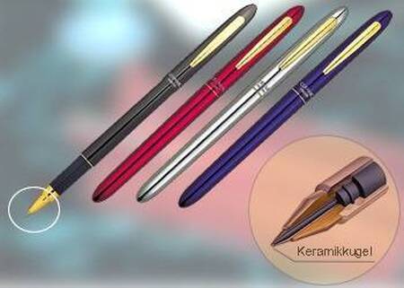 Ручка керамическая Kyocera, Ceramic pen KC-10A blue