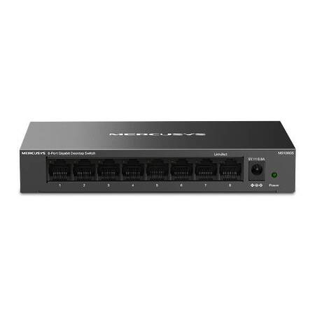 Mercusys MS108GS 8-портовый гигабитный настольный коммутатор, неуправляемый, стальной