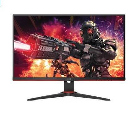 МОНИТОР 23.8 AOC 24G2ZE Black-Red (IPS, 1920x1080, 240Hz, 0.5 ms, 170°/160°, 350 cd/m, 80M:1, +2xHDMI 2.0, +DisplayPort