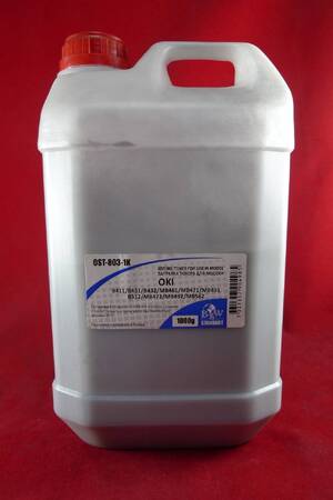 Тонер OKI B411/B431/B432/MB461/MB471/MB491/B512/MB472/MB492/MB562 Black (кан. 1кг) B&W Standart фас.Россия
