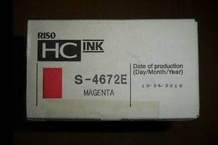 Оригинальная  краска S-4672/S-4672E для  RISO HC5000/HC5500 Magenta (1000мл)