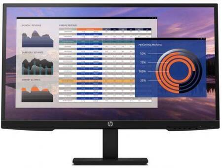 МОНИТОР 27 HP P27h G4 (1920x1080 FHD  IPS, 250 cd/m2, 1000:1, 5ms, 178°/178°, VGA, HDMI, DisplayPort, height, anti-glar
