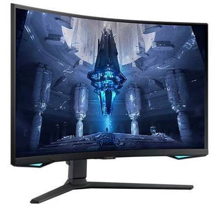МОНИТОР 32 Samsung S32BG752NI Black с поворотом экрана (VA, изогнутый, 3840x2160, 165Hz, 1 ms, 178°/178°, 350 cd/m, 1M)