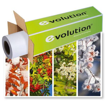 Бумага EVOLUTION  Photo Glossy Self-Adhesive Vinyl 260 мкм 1.524х30 м  втулка 2 / 50,8мм  (ex.450L97022)
