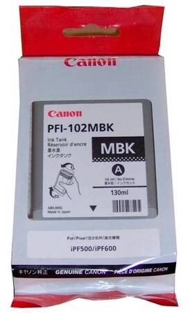Картридж CANON PFI-102 MBK матовый черный,  130 мл