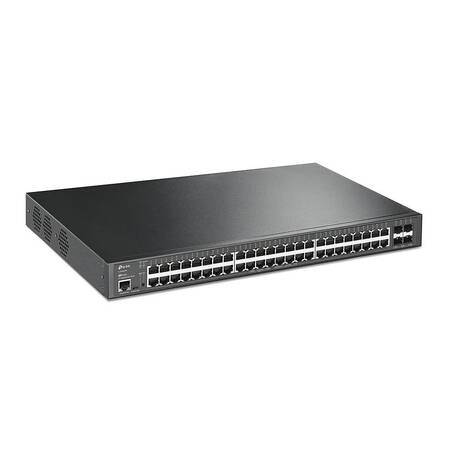 TP-Link TL-SG3452XP JetStream 48-портовый гигабитный управляемый коммутатор PoE+ уровня 2+ с четырьмя слотами SFP+