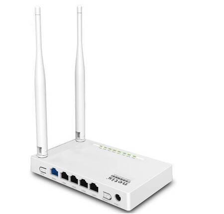 Netis WF2419E Wi-Fi роутер N300, до 300 Мбит/с, 2,4 ГГц, 802.11n, LAN 4x100 Мбит/с, белый, 2x5dBi внешние антенны