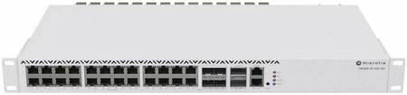 MikroTik CRS326-4C+20G+2Q+RM Коммутатор MikroTik с 4 комбо-портами 10G/2.5G, 20х 2.5Gbit RJ45 и 2х QSFP+ 40Gbit