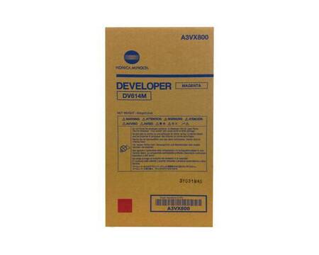 Девелопер Konica-Minolta bizhub PRESS C1060/C1060L/C1070/C1070P красный DV-614M A3VX800
