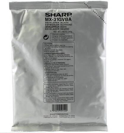 Девелопер SHARP MX31GVBA черный  100 000 страниц
