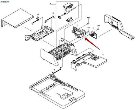 Привод автоподатчика в сборе KYOCERA 302NM94231/302NM94230