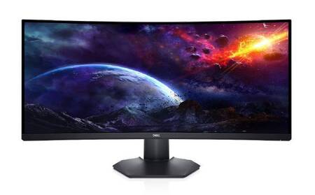 МОНИТОР 34 DELL S3422DWG Black (VA, изогнутый, 3440x1440, 144Hz, HDR400, 1 ms, 178°/178°, 400 cd/m, 3000:1, +2xHDMI 2.0