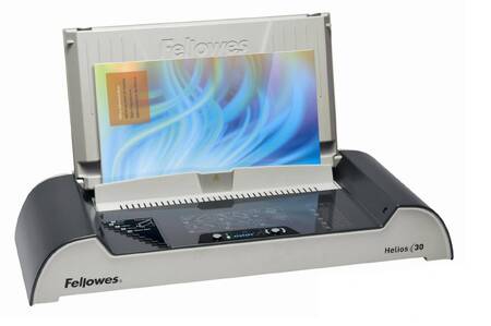 Термопереплетчик Fellowes®  HELIOS 30, сшивает до 300 лст., нагрев - 4 мин., HeatShield™