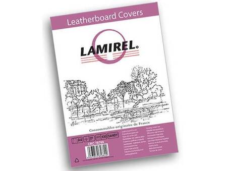 Обложки LA-78769 Lamirel Delta A4, с тиснением под кожу , цвет: песочный, 230г/м²