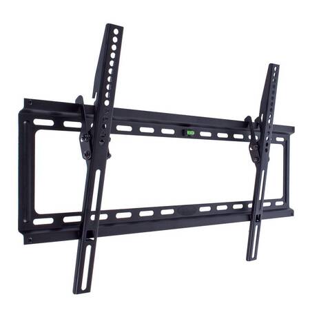 Кронштейн Kromax IDEAL-2 черный для TV 32-90, настенный наклонный, max VESA 600x400, от стены 23мм, наклон 0-10°