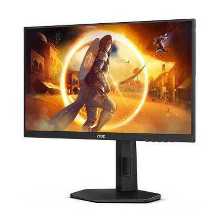 МОНИТОР 23.8 AOC 24G4X Black с поворотом экрана (IPS, 1920x1080, 180Hz, 0.5 ms, 178°/178°, 300 cd/m, 1000:1, +2xHDMI)