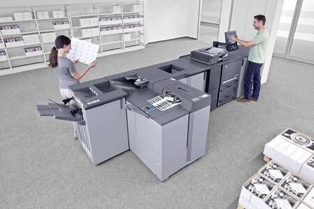 МФУ Konica-Minolta AccurioPress 6136 монохромное, A4/A3/SRA3, 136 стр/мин, лоток 3000л.