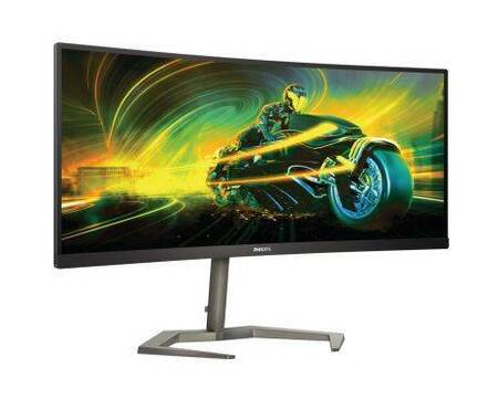 МОНИТОР 34 PHILIPS 34M1C5500VA/00 Black (VA, изогнутый, 3440x1440, 165Hz, 1 ms, 178°/178°, 300 cd/m, 3000:1, +2xHDMI)