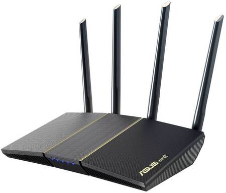 ASUS RT-AX57 (90IG06Z0-MO3C00) Двухдиапазонный маршрутизатор AX3000, 2.4/5 ГГц, 2976 Мбит/с, LAN 4х1 Гбит/с, IPv6