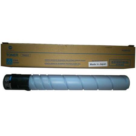 Тонер Konica-Minolta bizhub C224/284/364 синий TN-321C (o),  емкость 50% от стандарта (A33K45G/A33K45A)