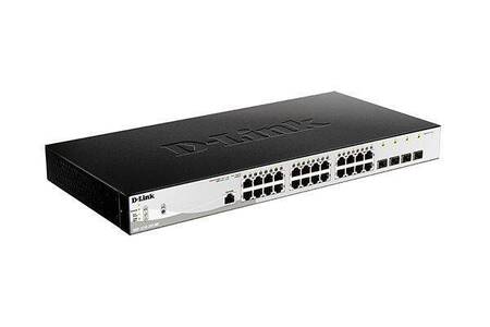 D-Link DGS-1210-28P/ME/B2A Управляемый L2 коммутатор с 24 портами 10/100/1000Base-T и 4 портами 1000Base-X SFP