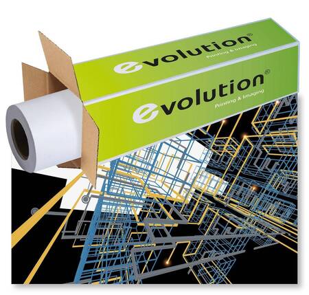 Бумага EVOLUTION  Premium Coated Paper 90gr  1.067х45 м  втулка 2 / 50,8мм  (ex.450L91406)