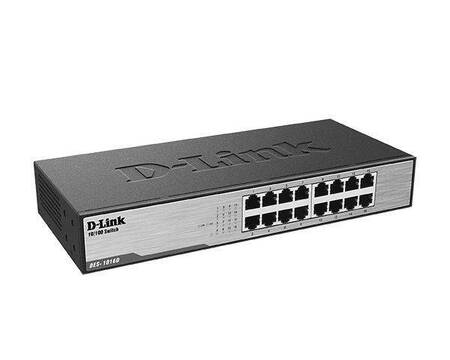 D-Link DES-1016D/I1A Неуправляемый коммутатор с 16 портами 10/100Base-TX