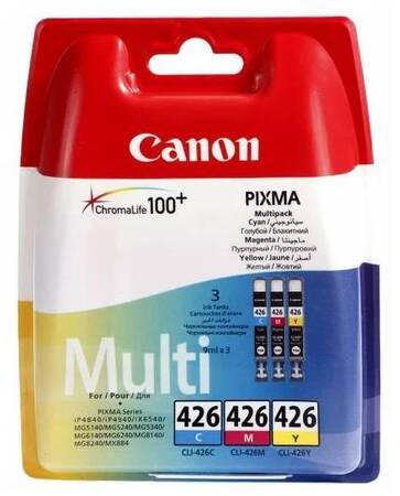 Набор картриджей CANON CLI-426 многоцветный,  3 картриджа