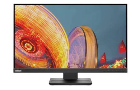 МОНИТОР 23.8 Lenovo ThinkVision E24q-20 Black c поворотом экрана (IPS, 2560x1440, 4 ms, 178°/178°, 300 cd/m, 1000:1)