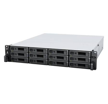 Synology RS2423+ Сетевое хранилище 12x2.5/3.5 SATA, AMD Ryzen V1780B/4x3.35GHz, 8GB DDR4, 2x1 Гбит/с, 1x10 Гбит/с
