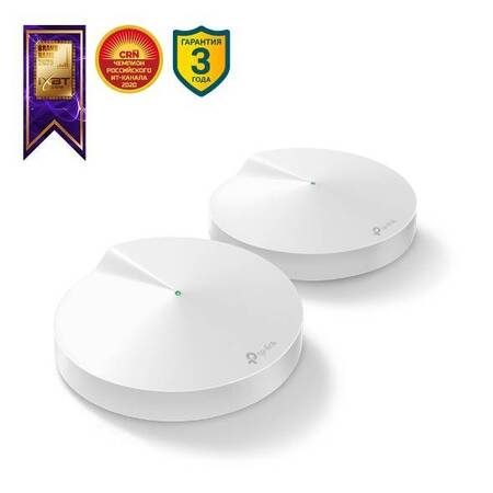 TP-Link Deco M9 Plus(2-Pack) Трёхдиапазонная домашняя Mesh Wi-Fi система AC2200