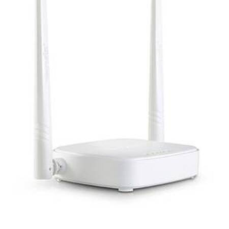 Tenda N301 Wi-Fi роутер N300, до 300 Мбит/с на 2,4 ГГц, LAN 3x100 Мбит/с, WAN 1x100 Мбит/с, 2х5dBi антенны, белый корпус