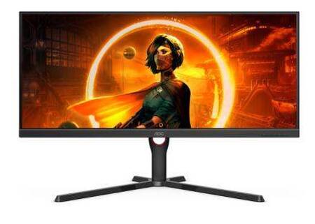 МОНИТОР 34 AOC U34G3XM Black (VA, 3440x1440, 144Hz, 1 ms, 178°/178°, 300 cd/m, 80M:1, +2xHDMI 2.0, +DisplayPort 1.4)