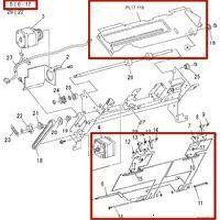 Направляющая XEROX WCP 4110