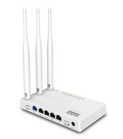 Netis WF2409E Wi-Fi роутер N300, до 300 Мбит/с, 2,4 ГГц, 802.11n, LAN 4x100 Мбит/с, белый, 3x5dBi внешние антенны