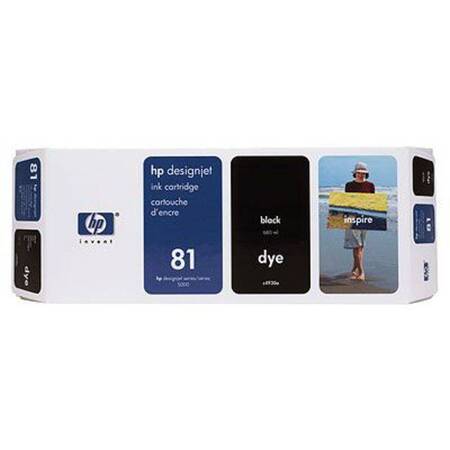 Картридж HP 81 струйный черный (680 мл)