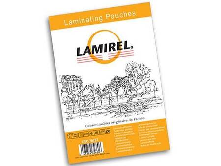 Пленка для ламинирования LA-78767 Lamirel,  85x120мм, 125мкм