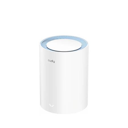 Cudy M1200(1-Pack) Wi-Fi Mesh-система АС1200, 2,4/5 ГГц, до 1167 Мбит/с, 2x100 Мбит/с, Cudy Mesh, MU-MIMO, белый