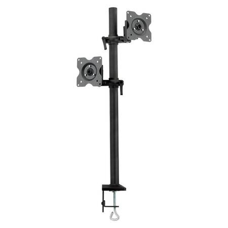 Кронштейн Kromax OFFICE-5 черный для 2-х мониторов LCD 15-32, настольный, VESA 75x75/100x100, высота до 730 мм