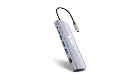 ORIGO OU3360NPD/A1A Док-станция USB-C 9-в-1 3xUSB 3.0, USB-C/PD 3.0, USB-C, HDMI, Gigabit LAN, SD/TF/microSD