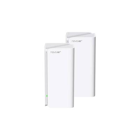 Tenda MX21 Pro (2-pack) Трехдиапазонная гигабитная Wi-Fi Mesh система AXE5700, 2,4/5/6 ГГц, до 5665 Мбит/с, 3x1Гбит/с