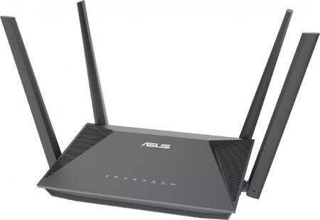 ASUS RT-AX52 (90IG08T0-MO3H00) Двухдиапазонный маршрутизатор AX1800, 2.4/5 ГГц, 1775 Мбит/с, LAN 3х1 Гбит/с, IPv6
