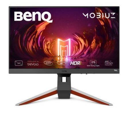 МОНИТОР 24 BenQ MOBIUZ EX240 Dark-Grey (IPS, 1920x1080, 165Hz, 1 ms, 178°/178°, 350 cd/m, 1000:1, +2xHDMI 2.0, +DP)