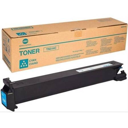 Тонер Konica-Minolta bizhub C353/353P синий TN-314C A0D7451
