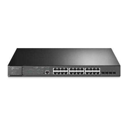 TP-Link TL-SG3428MP JetStream 28‑портовый гигабитный управляемый коммутатор уровня 2+ с 24 портами PoE+