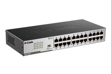 D-Link DGS-1024D/I2A Неуправляемый коммутатор с 24 портами 10/100/1000Base-T и функцией энергосбережения