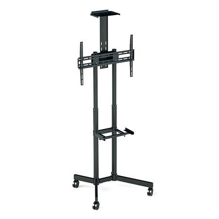 Стойка на колесах Arm media PT-STAND-8 черная для TV/LFD 32-80, полка, max VESA 600x400, высота 1060-1500 мм