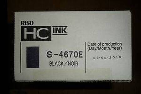 Оригинальная  краска S-4670/S-4670E для  RISO HC5000/HC5500 Black (1000мл)