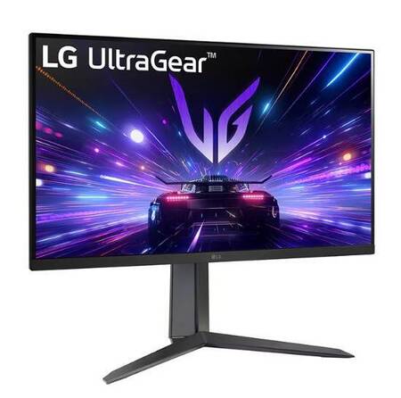 МОНИТОР 27 LG 27GS65F-B Black с поворотом экрана (IPS, 1920x1080, 180Hz, 1 ms, 178°/178°, 300 cd/m, 1000:1, +НDMI 2.0)