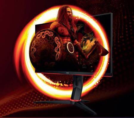 МОНИТОР 23.8 AOC AGON Q24G2A Black с поворотом экрана (IPS, 2560x1440, 165Hz, 1 ms, 178°/178°, 350 cd/m, 80M:1,2xHDMI)